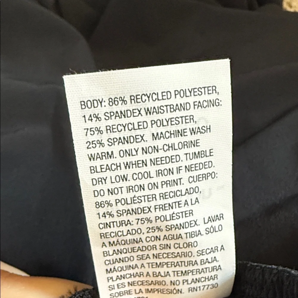 NWT All in Motion Black Active Pants Sz Large Long - Picture 9 of 9